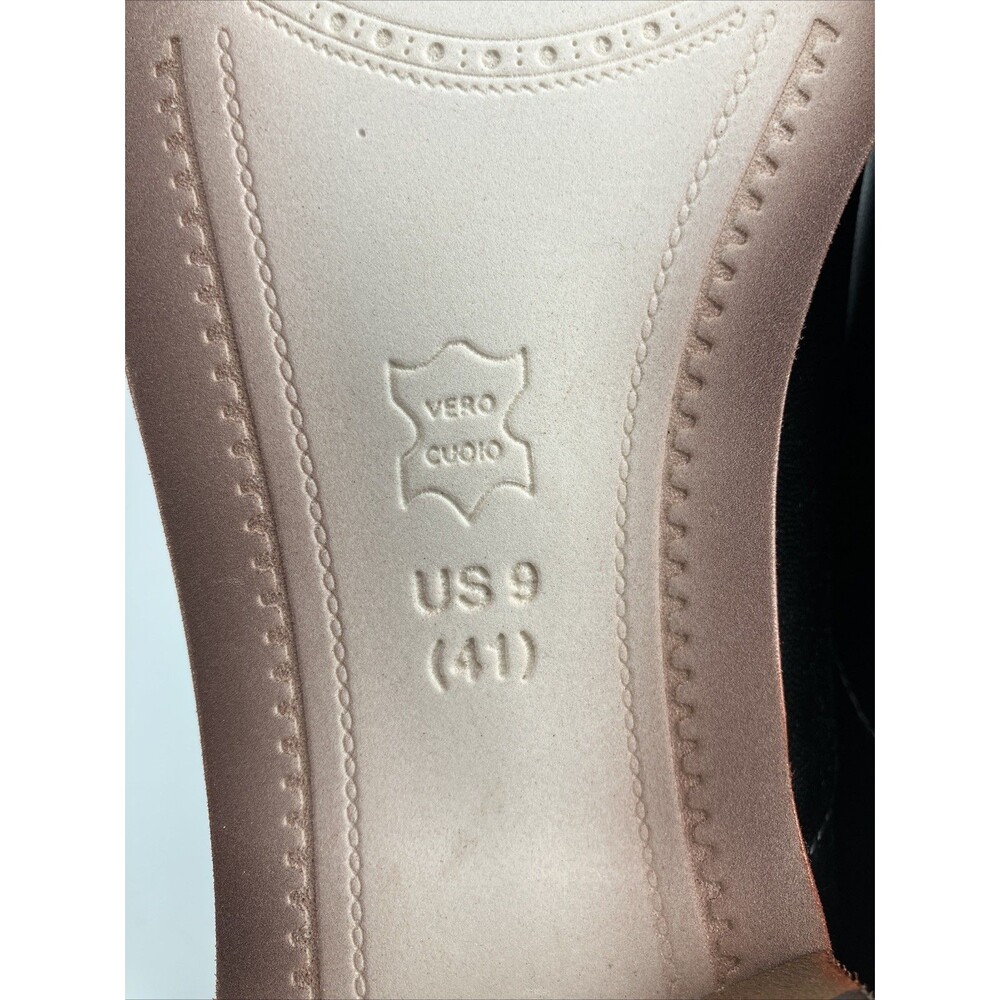 Mona Flying Womens Leather Flat Oxfords Shoes for Women Perforated Lace Size 9 - Picture 7 of 16